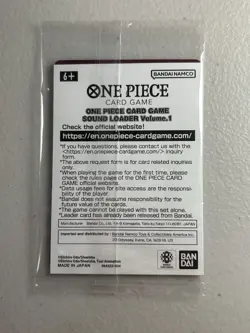 One Piece Monkey D Luffy OP05-060 Leader Sound Loader Vol. 1 Promo SEALED - Image 2