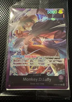 One Piece TCG | Monkey.D.Luffy | Sound Loader Vol. 1 | Promo | Leader | OP05-060 - Image 1