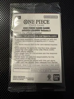 One Piece TCG | Monkey.D.Luffy | Sound Loader Vol. 1 | Promo | Leader | OP05-060 - Image 2
