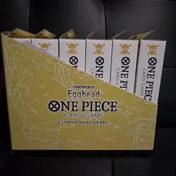 One Piece Tcg Egghead Starter Decks [ST29] English Version Lot Of 6 New & Sealed - Image 4