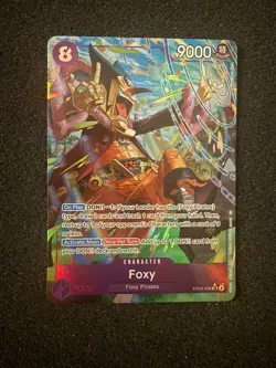 Foxy Alternate Art EB04-036 SR English Azure Sea's Seven One Piece - Image 1