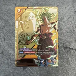 Broly FB08-088 Legendary Alternate Art Saiyan's Pride Dragon Ball English Card - Image 1
