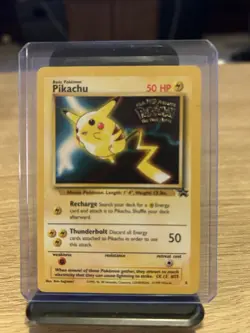 PIKACHU #4 Kids WB Presents Pokemon The First Movie promo card - Image 1