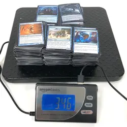 Collection of Blue Magic: The Gathering Cards w/Spell Snare! - Image 1