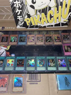 Yugioh Vintage Holo Card Lot #1 English w 2 Korean Holos & V Sleeves - NM to LP - Image 1