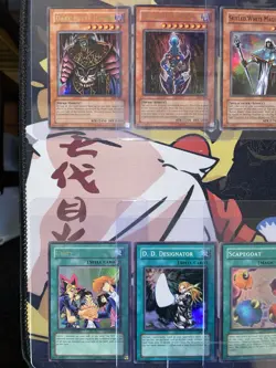 Yugioh Vintage Holo Card Lot #1 English w 2 Korean Holos & V Sleeves - NM to LP - Image 2