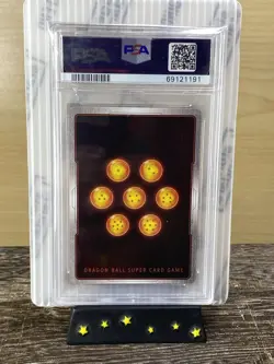 PSA 10 Dragon Ball Super Card Game Triple Flash SS4 Son Goku SPR BT4-003 - Image 2