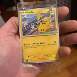 2024 Pokemon TCG World Championships Pikachu Black Star Promo card, SVP 190 - Image 1