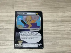 DragonBall Z CCG Future Trunks Confrontation Promo Card P2 Holo Limited Foil - Image 1