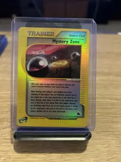 Mystery Zone 137/144 Skyridge Reverse Holo Ereader Trainer Card - Image 1