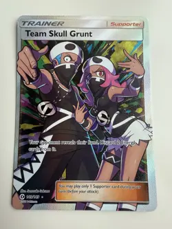 Team Skull Grunt - 149/149 - Pokemon Sun & Moon Full Art Ultra Rare Card NM - Image 1