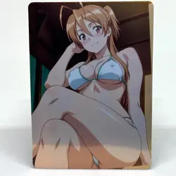Highschool of the Dead Rei Miyamoto Goddess Anime Waifu ACG Foil Card - Image 1