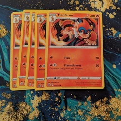 [LOT of 5] Monferno (025/172) Sword Shield - Non-Holo Pokemon Card - NEAR MINT - Image 1