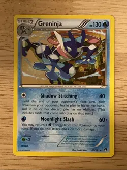 Greninja 40/122 XY Breakpoint Rare Pokemon Card MP - Image 1