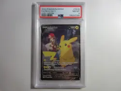 PSA 8 Pikachu V TG16 Lost Origin Pokemon Card - Image 1