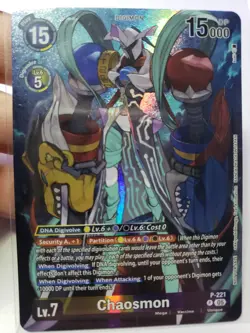 Digimon Card Chaosmon P-221 Promo English Time Stranger - Image 1