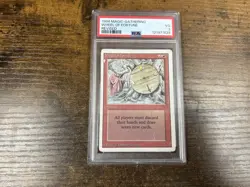 PSA 3 1994 MAGIC THE GATHERING WHEEL OF FORTUNE REVISED - Image 1