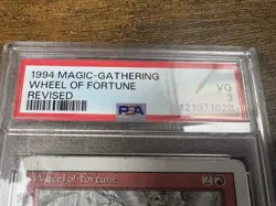 PSA 3 1994 MAGIC THE GATHERING WHEEL OF FORTUNE REVISED - Image 3