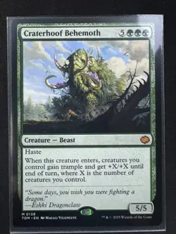 Craterhoof Behemoth Tarkir: Dragonstorm Regular (NONFOIL) - Image 1