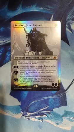 Tezzeret, Cruel Captain (Borderless) Edge of Eternities Foil MTG 0287 - Image 1