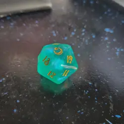 Magic the Gathering D20 Spindown Dice Lorwyn Eclipse - Image 1