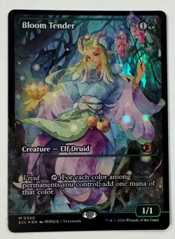 Magic the Gathering Bloom Tender (0390) (Showcase) Lorwyn Eclipsed Foil - Image 1