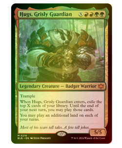 Hugs, Grisly Guardian - Foil Bloomburrow - Image 1