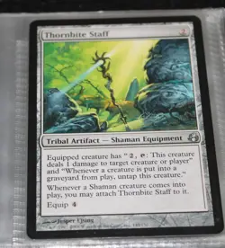 Thornbite Staff - Morningtide #145/150 MTG Magic The Gathering - Image 1