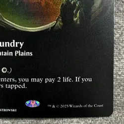 MTG Sacred Foundry Borderless Edge of Eternities EOE #282 Foil NM - Image 5