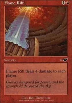 4x Flame Rift ~ Moderately Played Nemesis MTG Magic x4 4 UltimateMTG Playset Red - Image 1