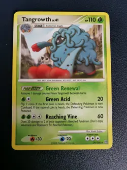 Pokemon Card Tangrowth 29/100 D&P Stormfront Non-Holo Rare - Image 1