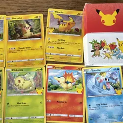 Pokemon 25th Anniversary Mc Donald’s Prismatic Cards Lot - Image 3