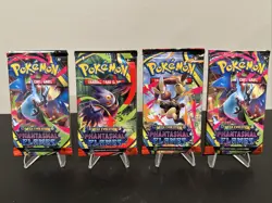 (Lot of 4) Pokemon TCG Booster Pack | Phantasmal Flames | New Sealed | English - Image 1