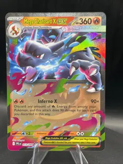 Mega Charizard X EX 013/094 Pokemon Phantasmal Flames NM+ Pack Fresh - Image 1