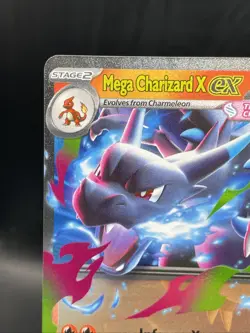 Mega Charizard X EX 013/094 Pokemon Phantasmal Flames NM+ Pack Fresh - Image 2
