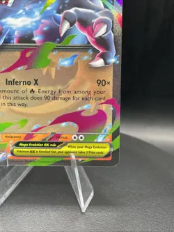Mega Charizard X EX 013/094 Pokemon Phantasmal Flames NM+ Pack Fresh - Image 4