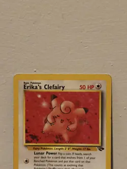 2000 Pokemon Gym Challenge Erika's Clefairy Unlimited #40/132 HP - Image 2