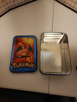 POKEMON CHARIZARD TOPPS TIN 2000 EMPTY - Image 1