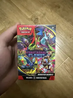 Pokemon TCG: Mega Evolution-Phantasmal Flames Booster Bundle (6 Booster Packs) - Image 1