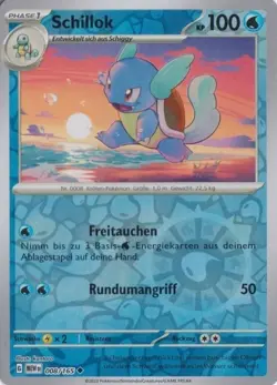 Pokemon Karte - Schillok 008/165 - MEW 151 - Reverse Holo - Near Mint - Deutsch - Image 1