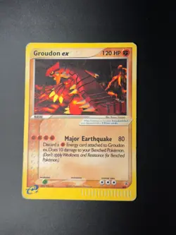 NO DOT 2003 Pokemon Black Star Promo Australian Groudon ex 002 - Image 1