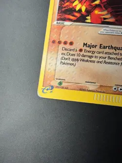 NO DOT 2003 Pokemon Black Star Promo Australian Groudon ex 002 - Image 2