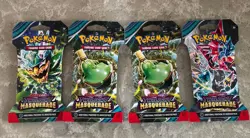 Set Of 4 Pokemon SV06 Scarlet & Violet Twilight Masquerade Sleeved Booster Packs - Image 1