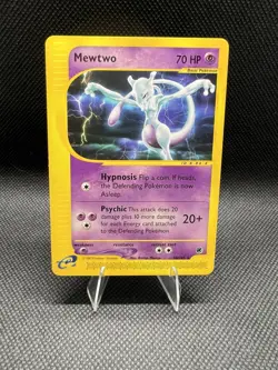 2002 Mewtwo Expedition 56/165 Rare - Pokemon TCG Vintage Nintendo E-Reader LP - Image 1