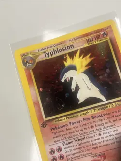 Typhlosion 18/111 Neo Genesis Holo 2000 Pokemon 1st Edition 🌀 *SWIRL* - Image 3