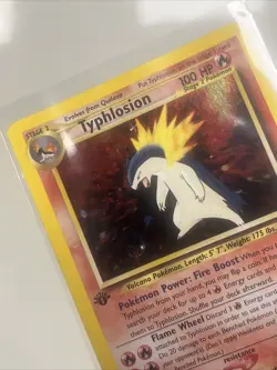 Typhlosion 18/111 Neo Genesis Holo 2000 Pokemon 1st Edition 🌀 *SWIRL* - Image 4