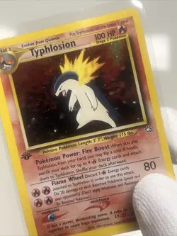 Typhlosion 18/111 Neo Genesis Holo 2000 Pokemon 1st Edition 🌀 *SWIRL* - Image 5