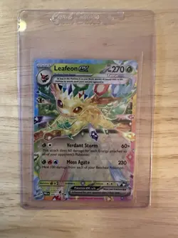 Pokemon TCG Prismatic Evolutions Leafeon EX 006/131 Near Mint - Image 1