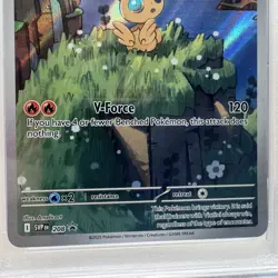 2025 Pokemon SVP EN-SV Black Star Promo - Victini #208 Unova Collection - PSA 10 - Image 3