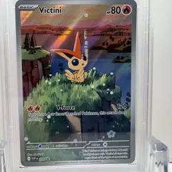 2025 Pokemon SVP EN-SV Black Star Promo - Victini #208 Unova Collection - PSA 10 - Image 5